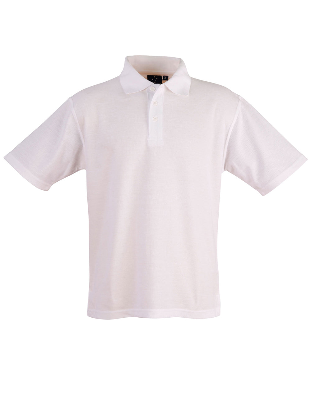 Children's 220gsm poly/cotton pique - PS11K - White