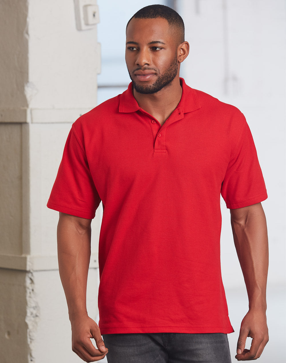 Unisex poly/cotton pique S/L - PS11 - Winning Spirit