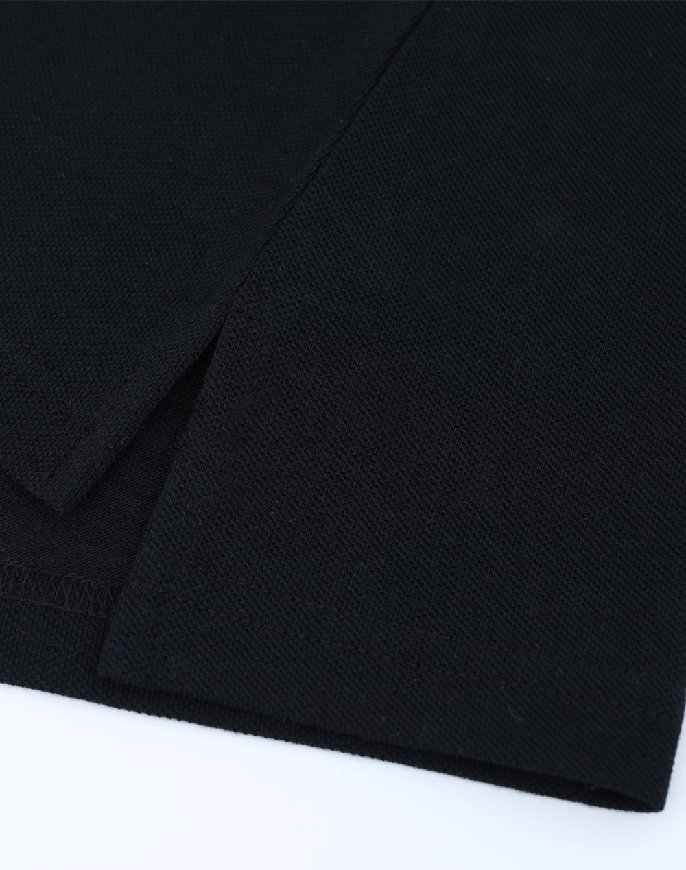 Womens Classic Cotton/Poly Pique Short Sleeve Polo - Black - View