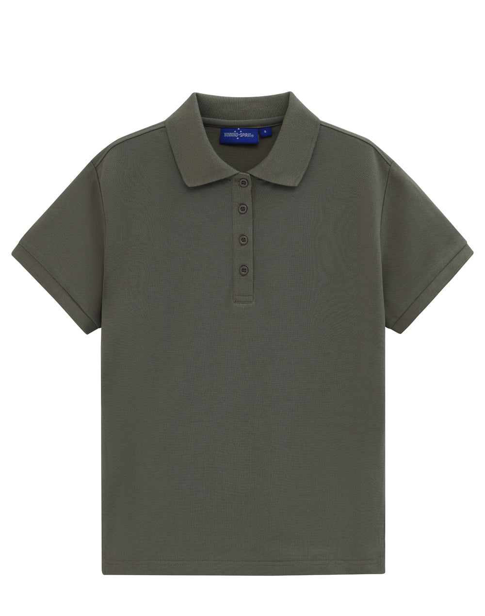 Womens Classic Cotton/Poly Pique Short Sleeve Polo - Smoke Sage - View