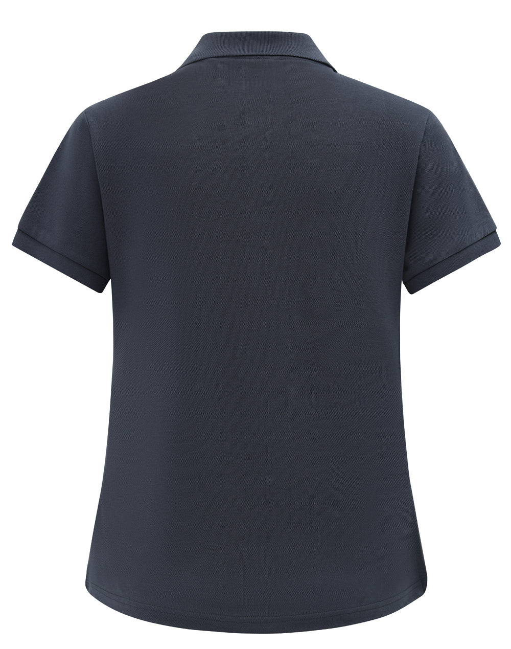Womens Classic Cotton/Poly Pique Short Sleeve Polo - Storm Grey - Back