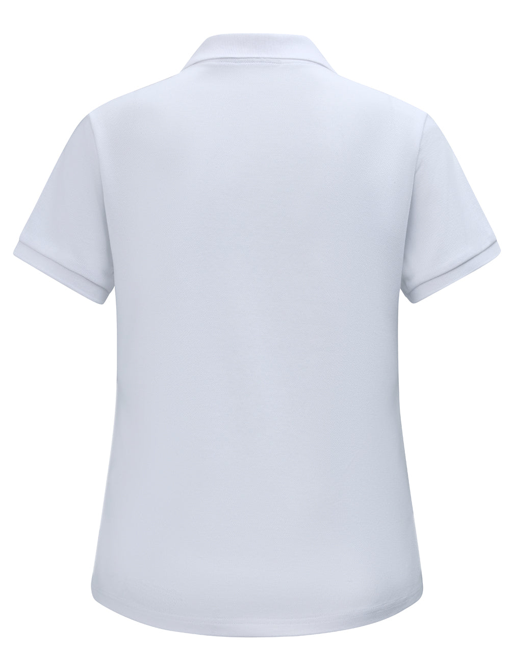 Womens Classic Cotton/Poly Pique Short Sleeve Polo - Storm Grey - Back