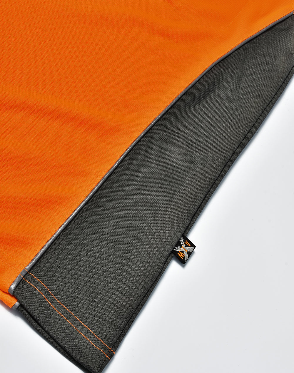 Unisex Cooldry® Vented Polo - Orange/Ash - View