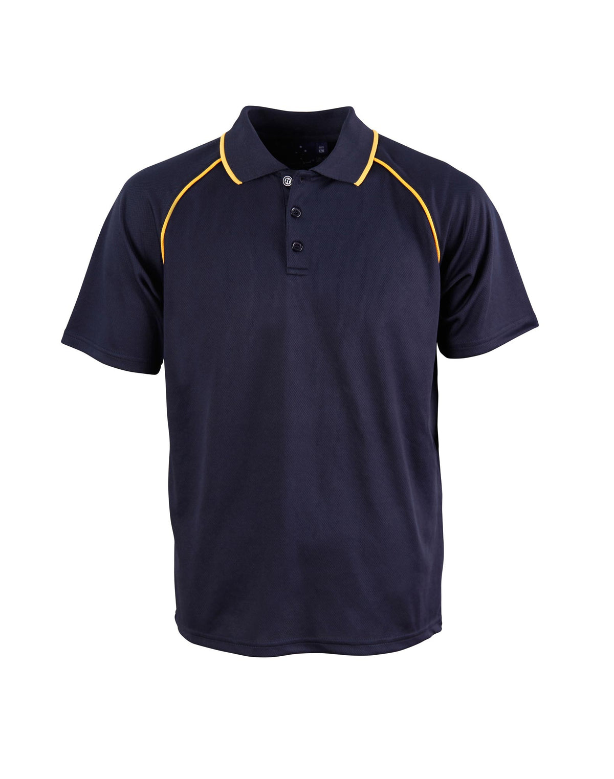 Kid's Cooldry raglan S/S - PS24 - Navy / Gold