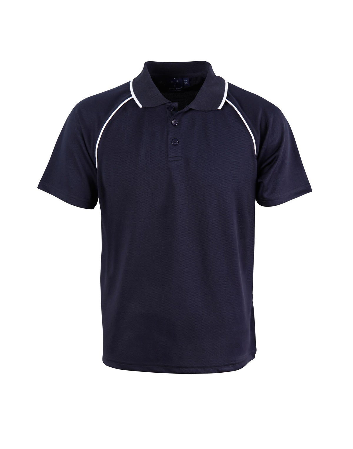 Kid's Cooldry raglan S/S - PS24 - Navy / White
