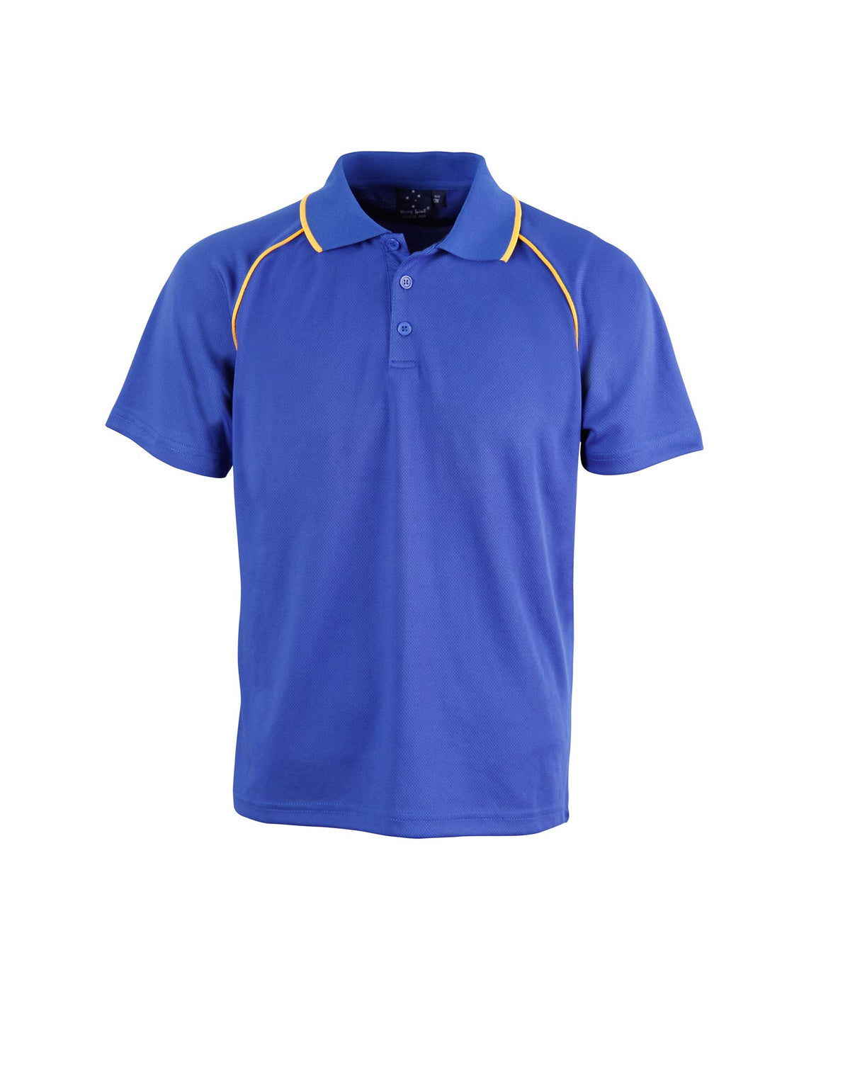 Kid's Cooldry raglan S/S - PS24 - Royal / Gold