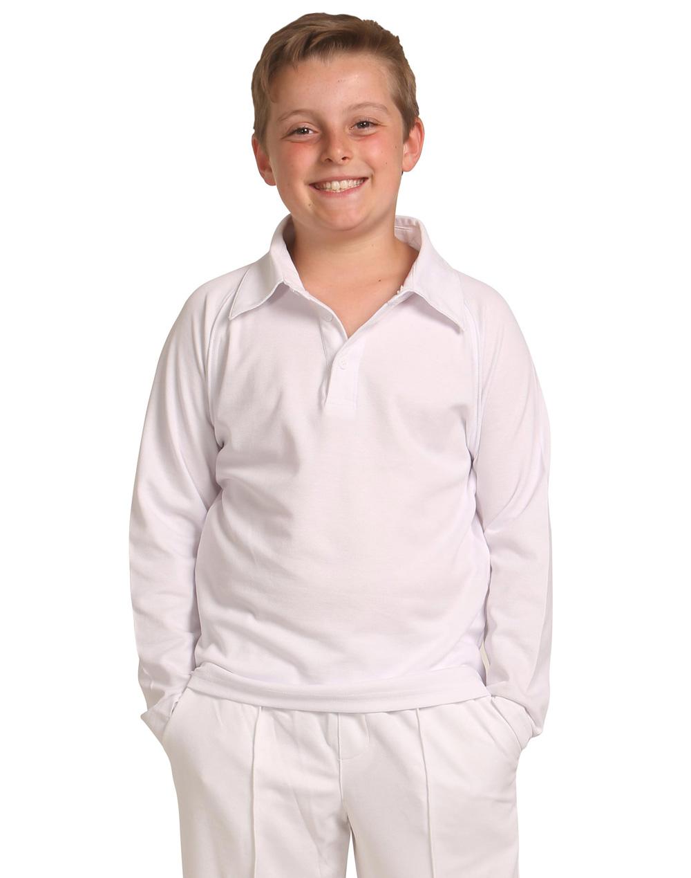 Winning Spirit Kid's L/S Truedry mesh knit cricket PS29KL