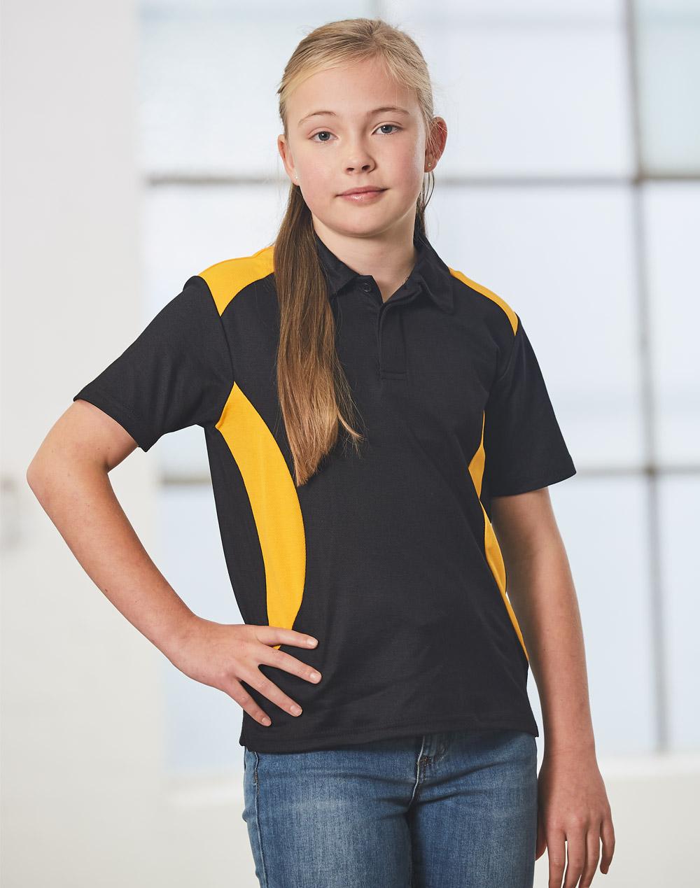 Winning Spirit Chidren's Truedry contrast polo PS31K