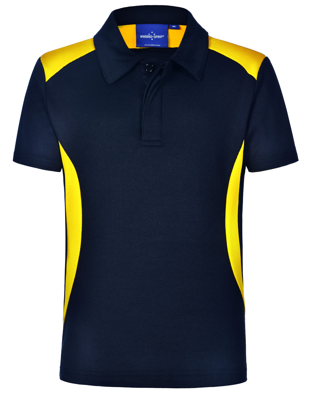 Chidren's Truedry contrast polo - PS31K - Navy / Gold