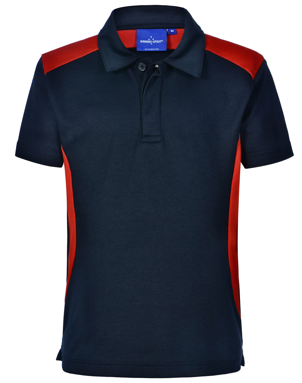 Chidren's Truedry contrast polo - PS31K - Navy / Red