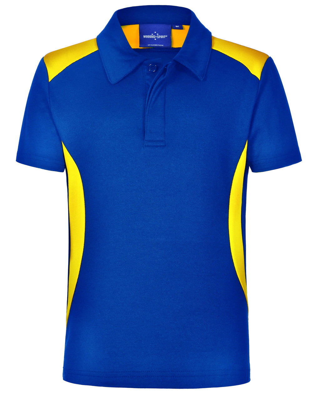 Chidren's Truedry contrast polo - PS31K - Royal / Gold