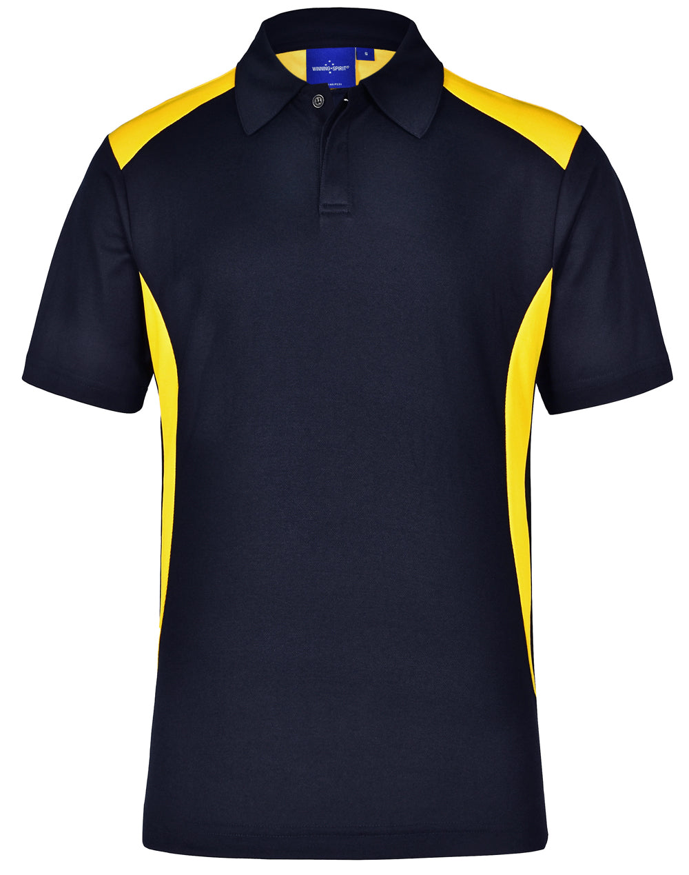 Men's Truedry contrast polo - PS31 - Navy / Gold