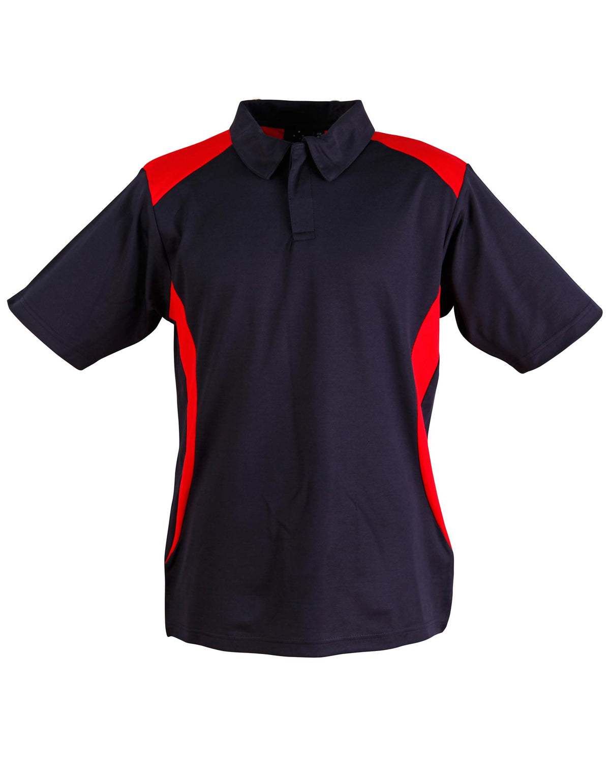 Men's Truedry contrast polo - PS31 - Navy / Red