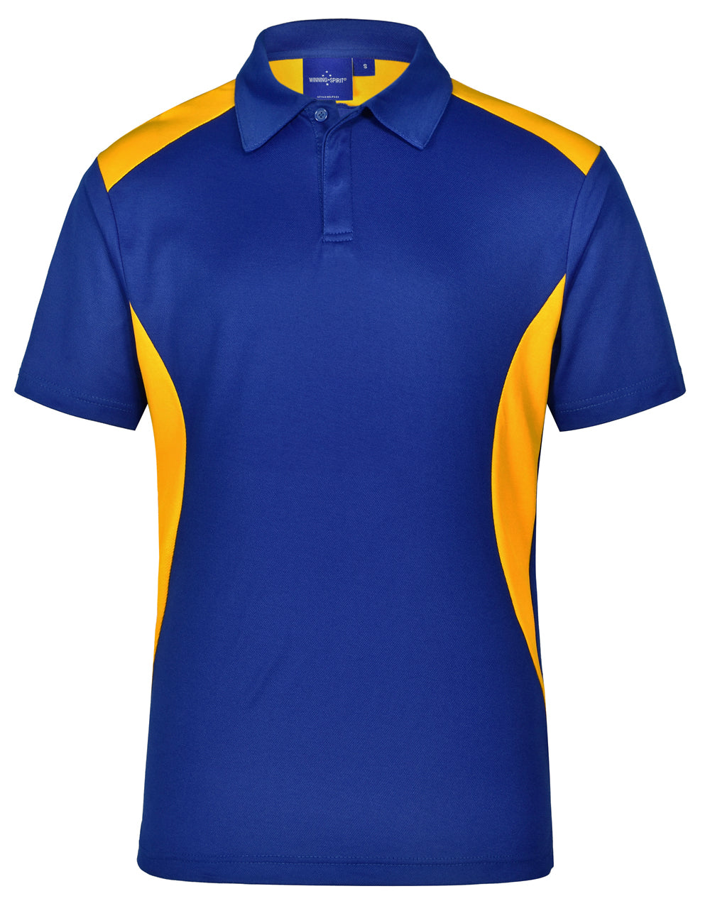 Men's Truedry contrast polo - PS31 - Royal / Gold
