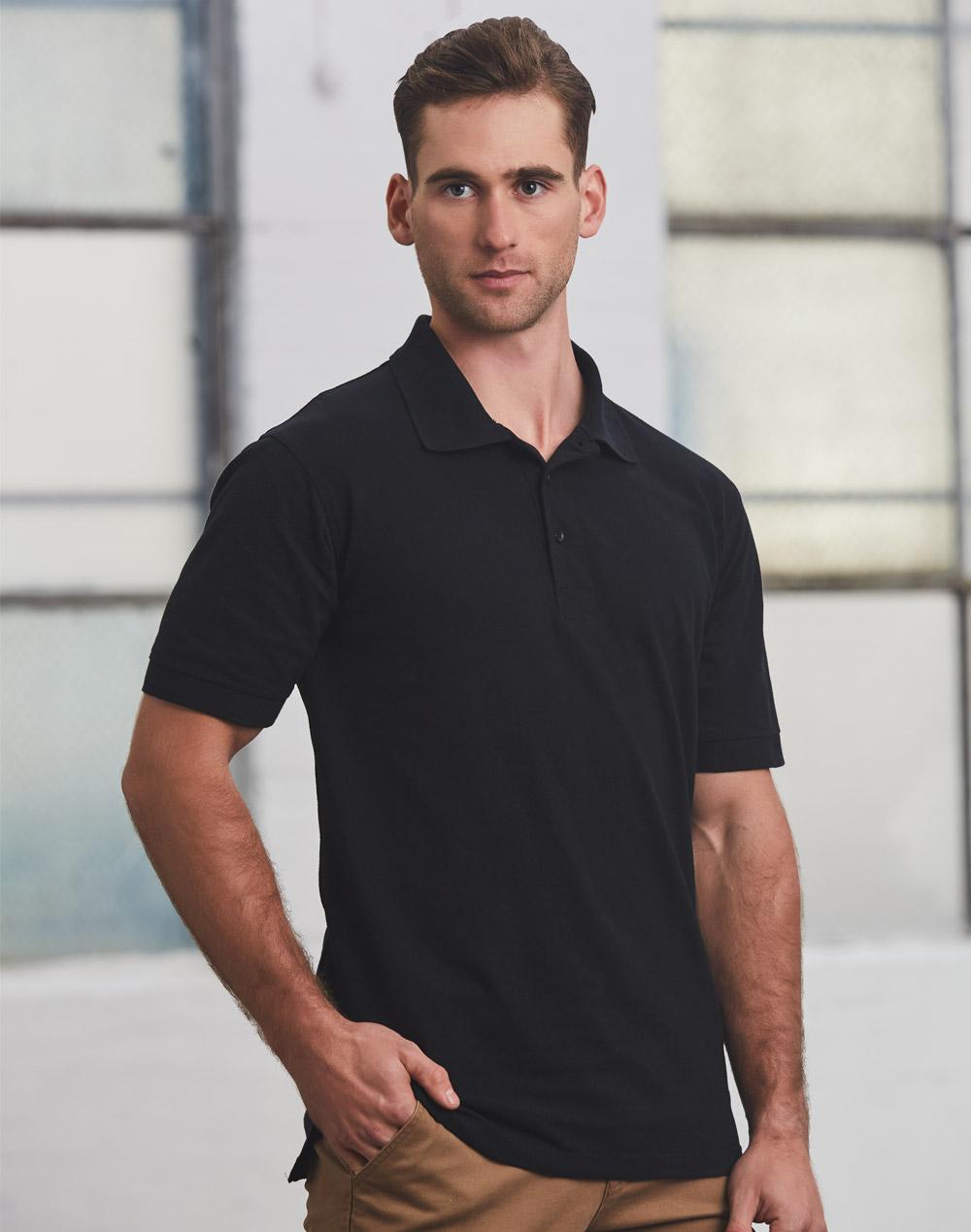 Winning Spirit mens S/S pique polo PS39