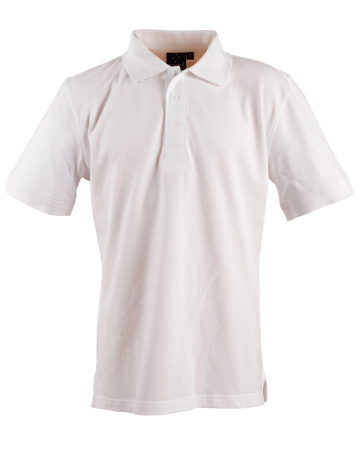 mens S/S pique polo - PS39 - White