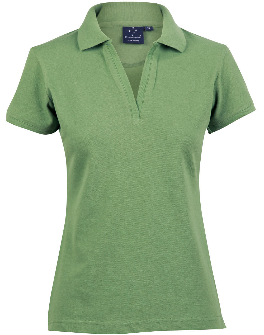 ladies S/S pique polo - PS40 - Green