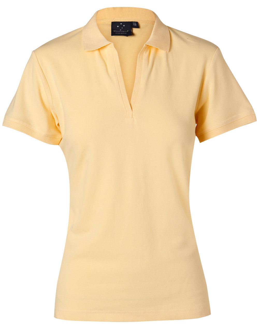 ladies S/S pique polo - PS40 - Lemon