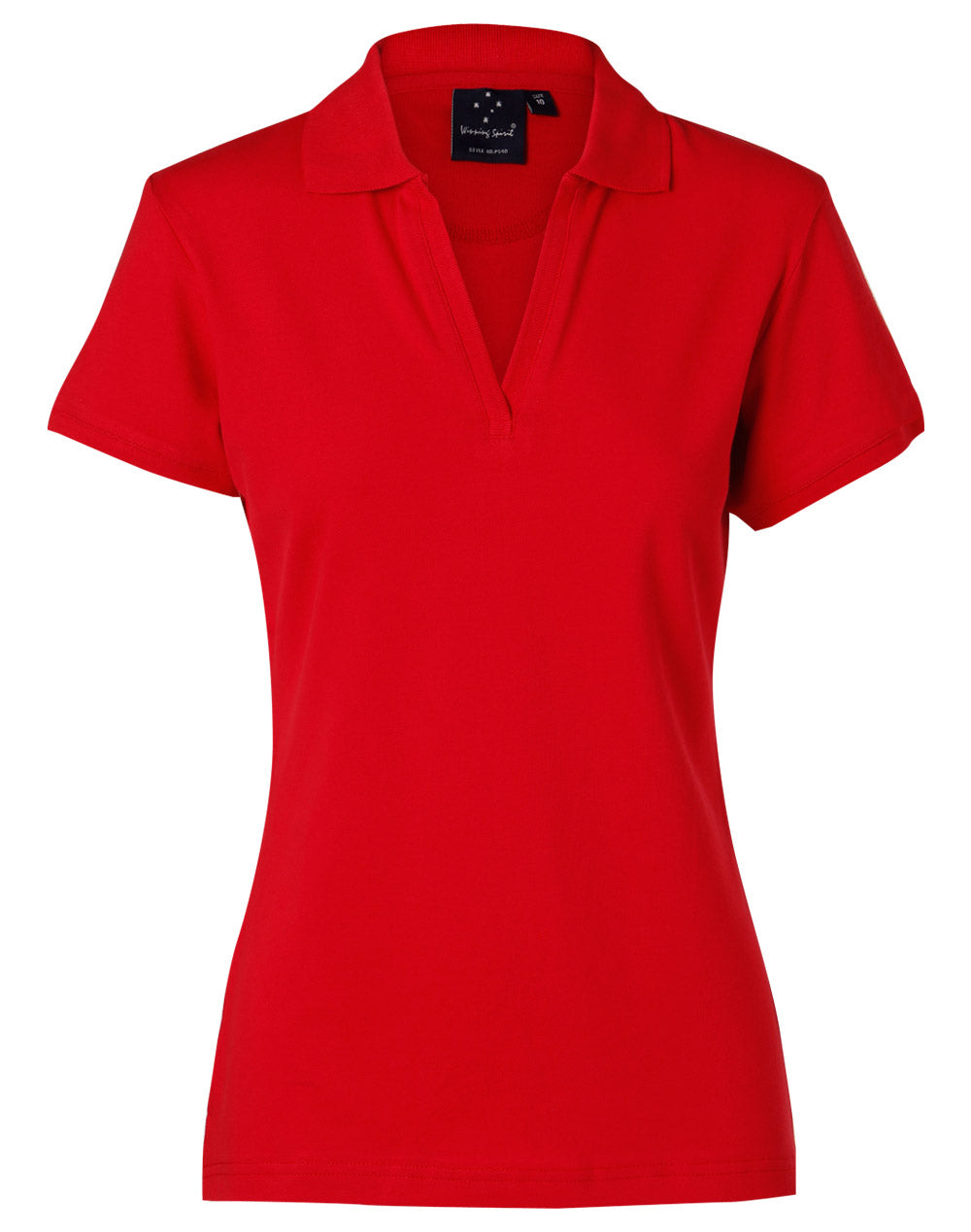 ladies S/S pique polo - PS40 - Red