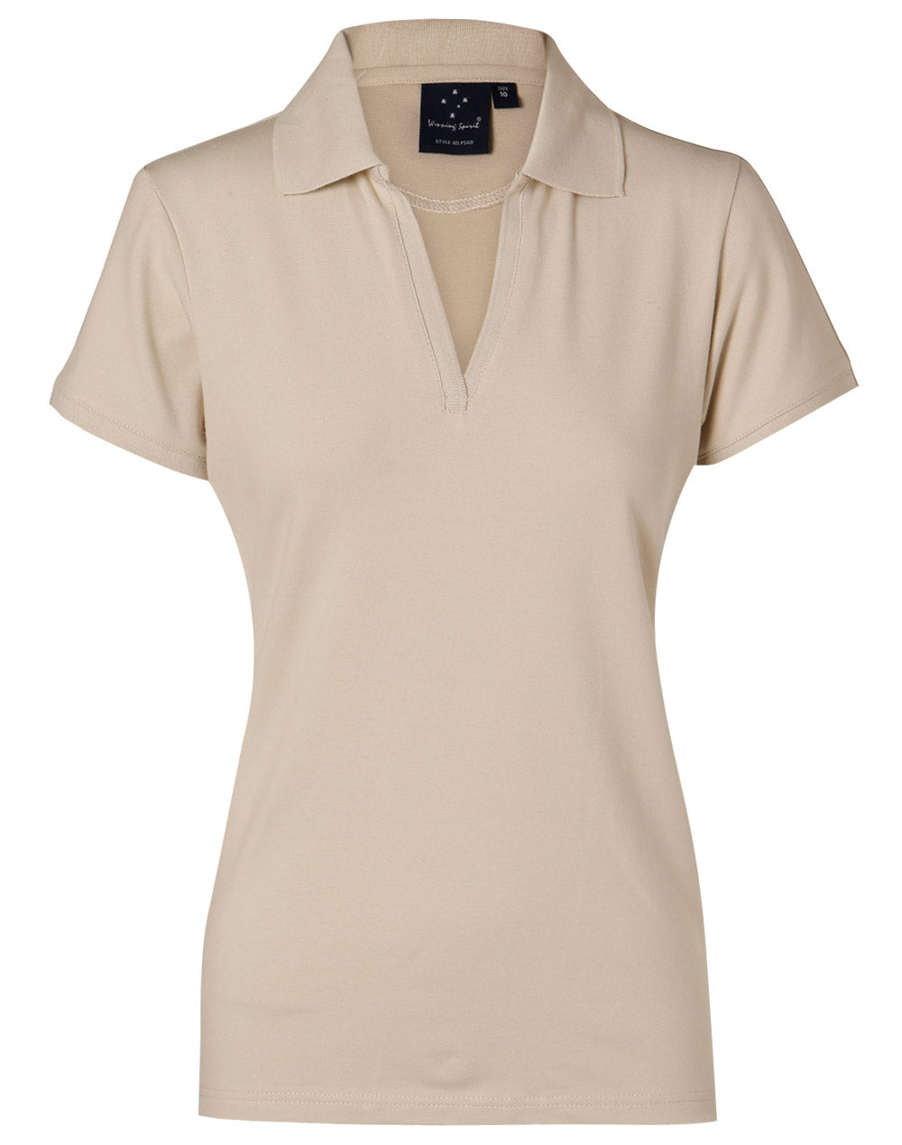 ladies S/S pique polo - PS40 - Sand