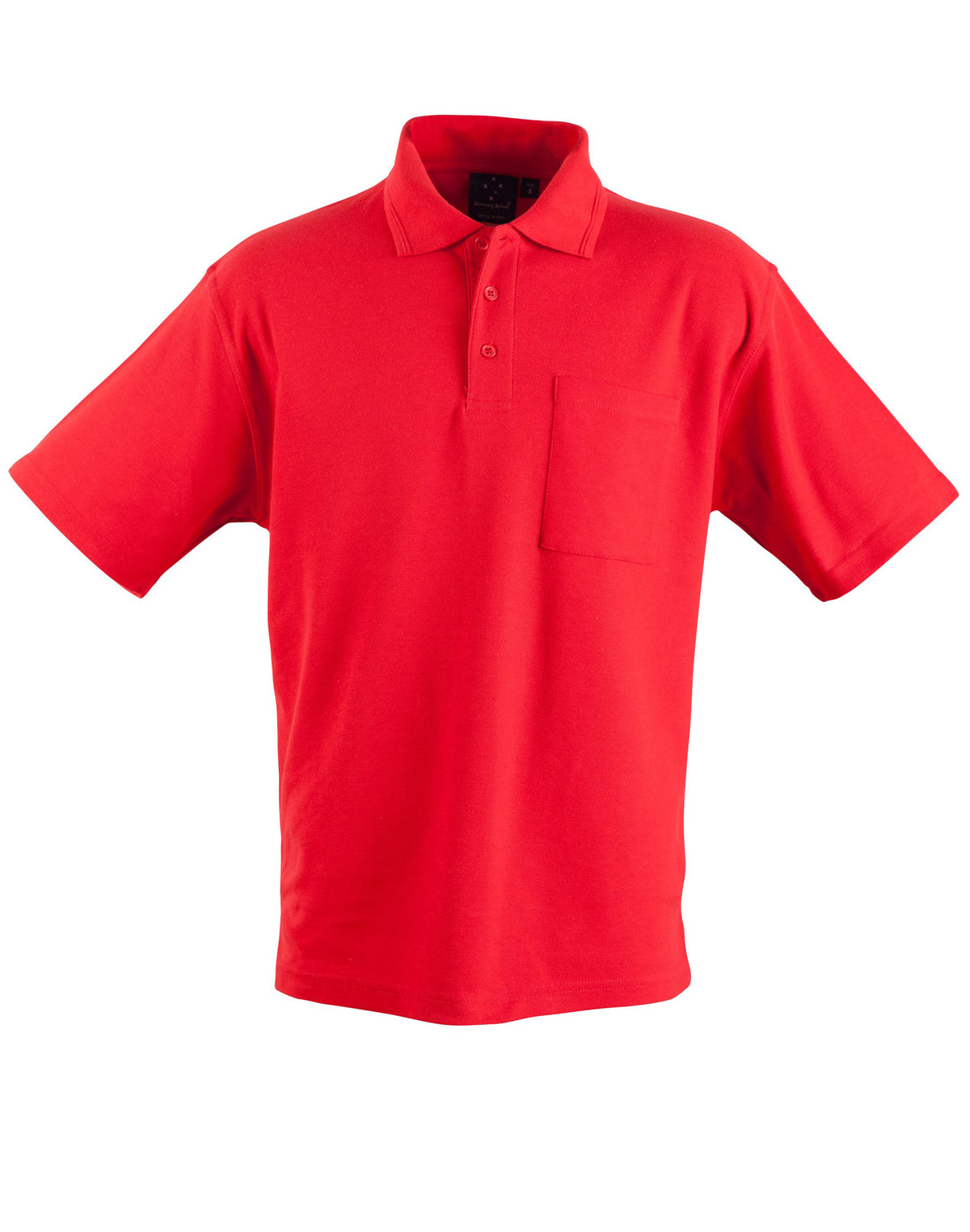 Pocket short sleeve polo - PS41 - Red