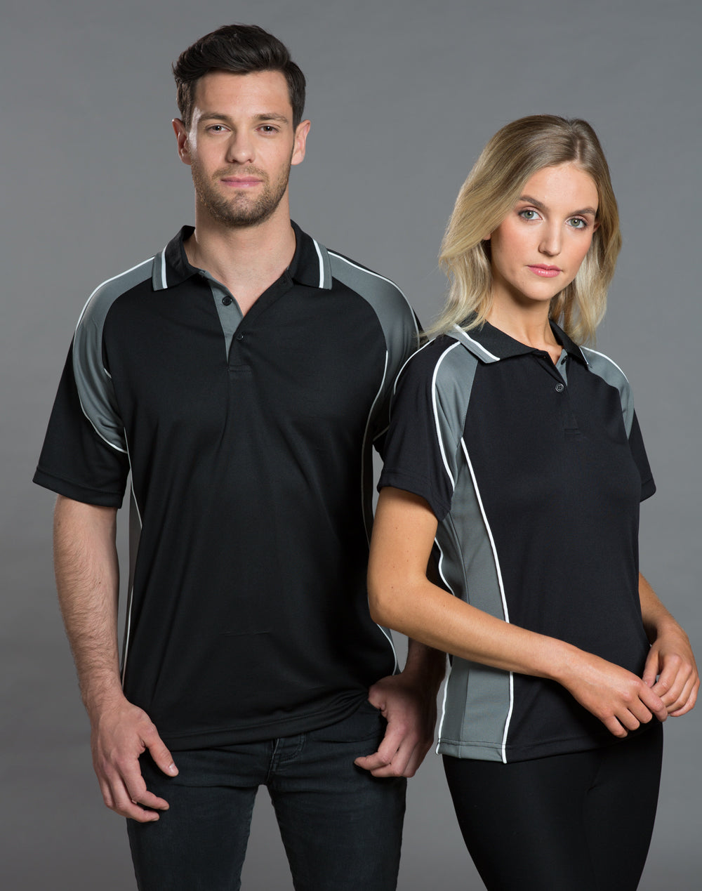 Mens Mini Waffle Coold Polo - PS49 - Winning Spirit