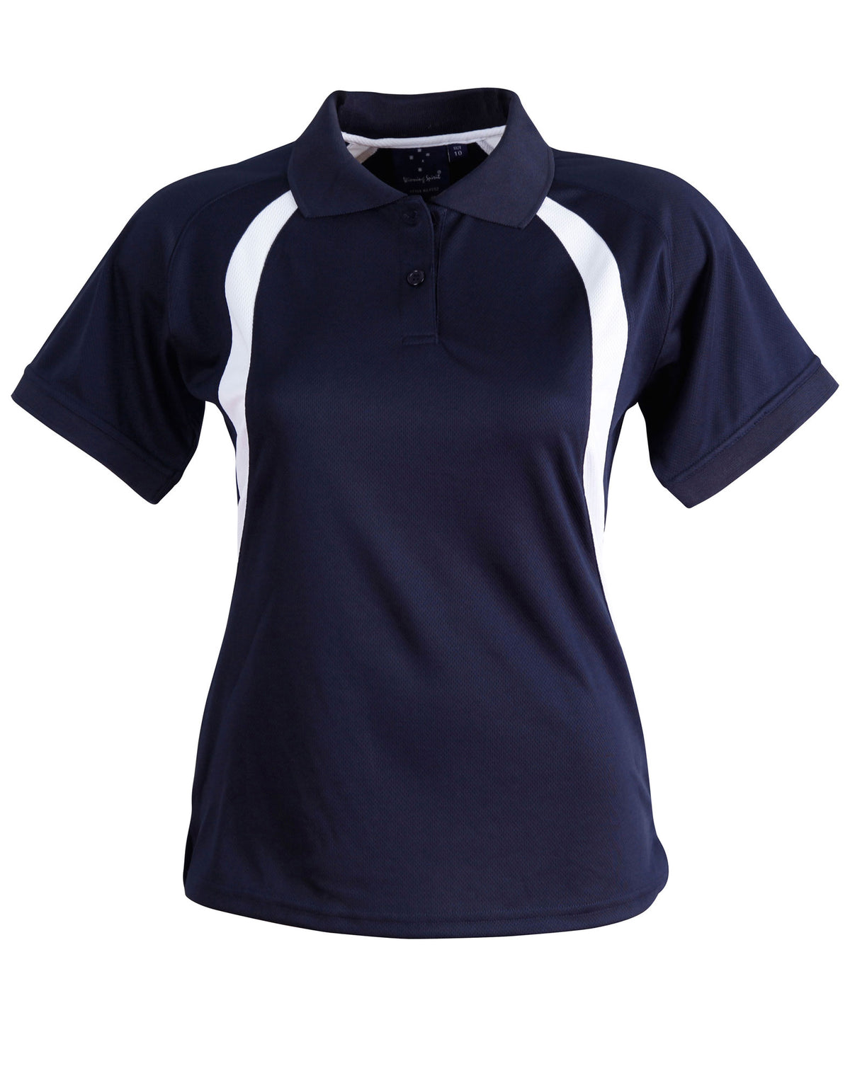 Ladies' CoolDry Soft Mesh Polo - PS52 - Navy / White