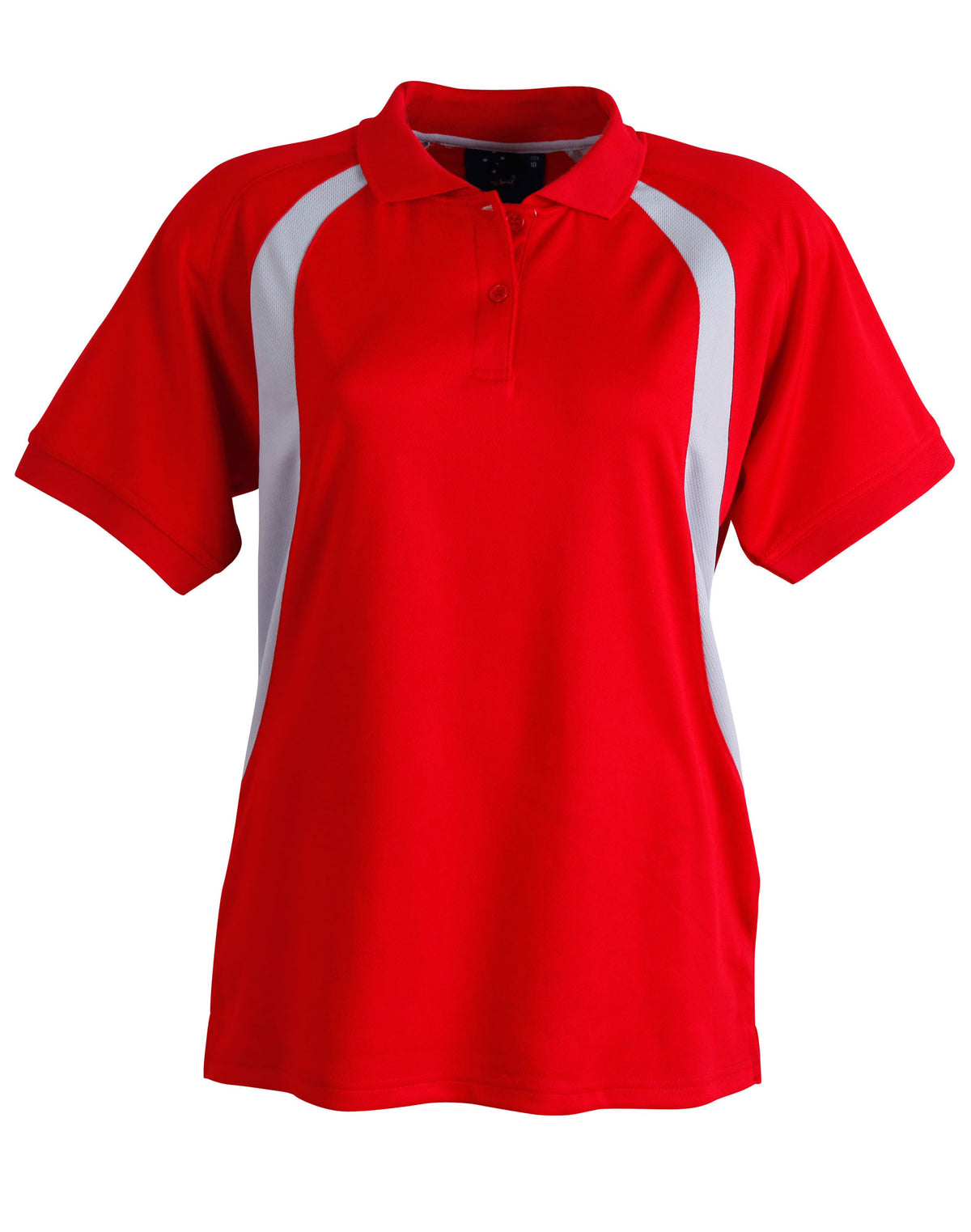 Ladies' CoolDry Soft Mesh Polo - PS52 - Red / Grey