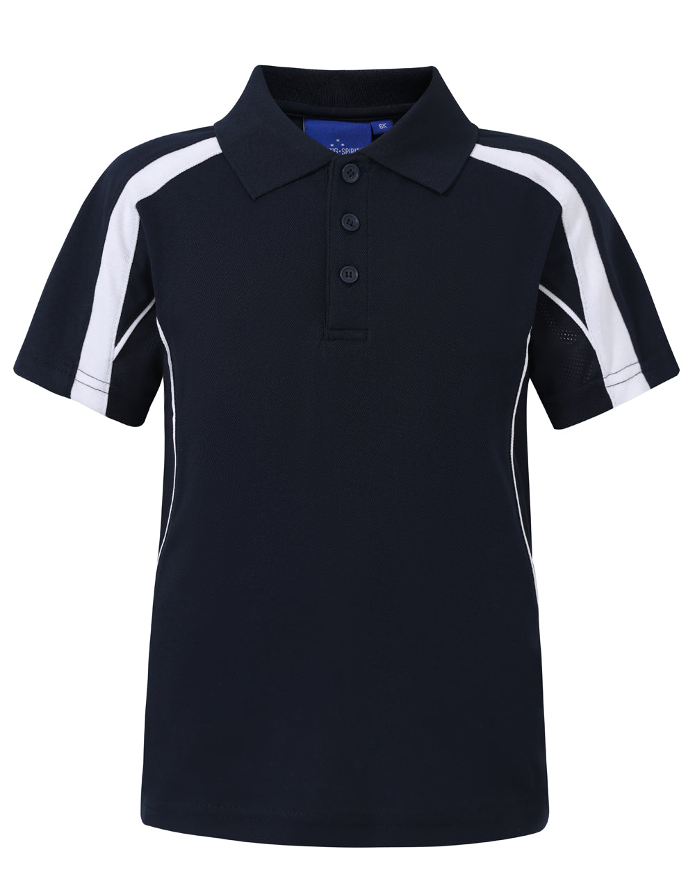 Kids S/S polo truedry - PS53K - Navy / White