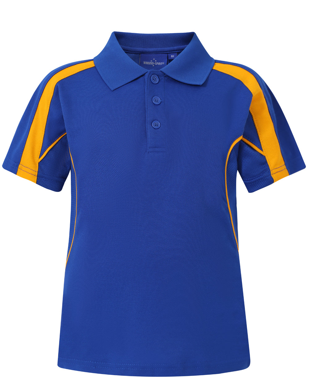 Kids S/S polo truedry - PS53K - Royal / Gold