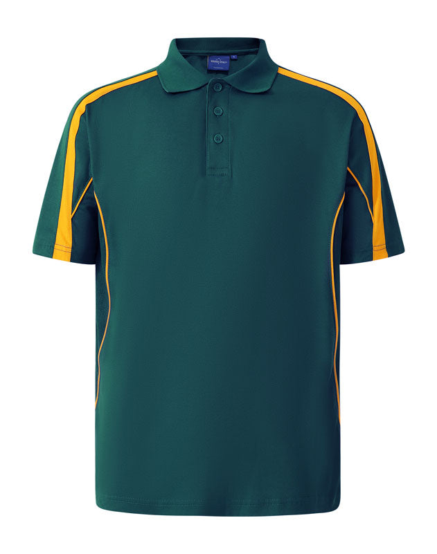 Kids S/S polo truedry - PS53K - Bottle / Gold