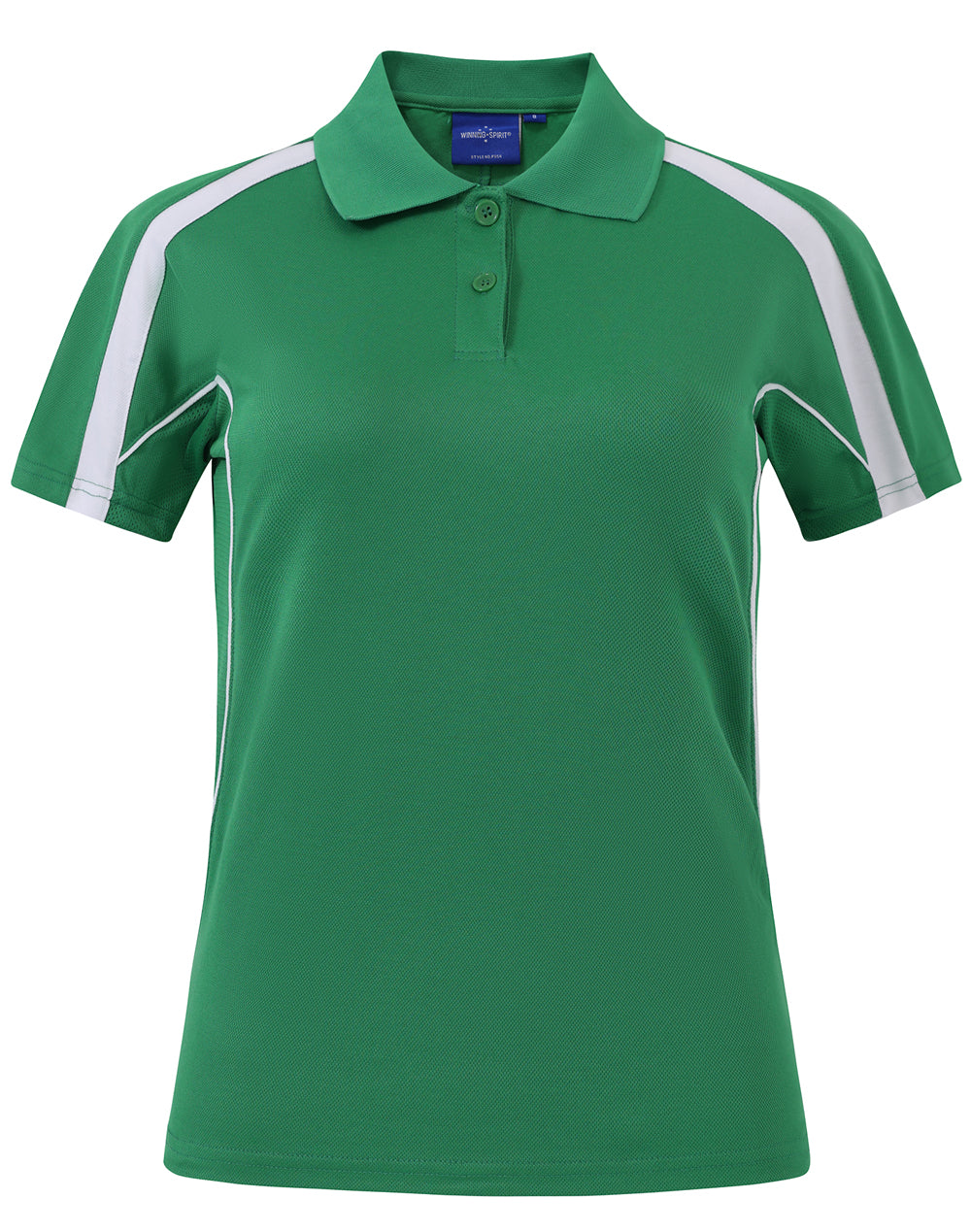 Ladies S/S Sport Polo truedry - PS54 - Emerald Green / White