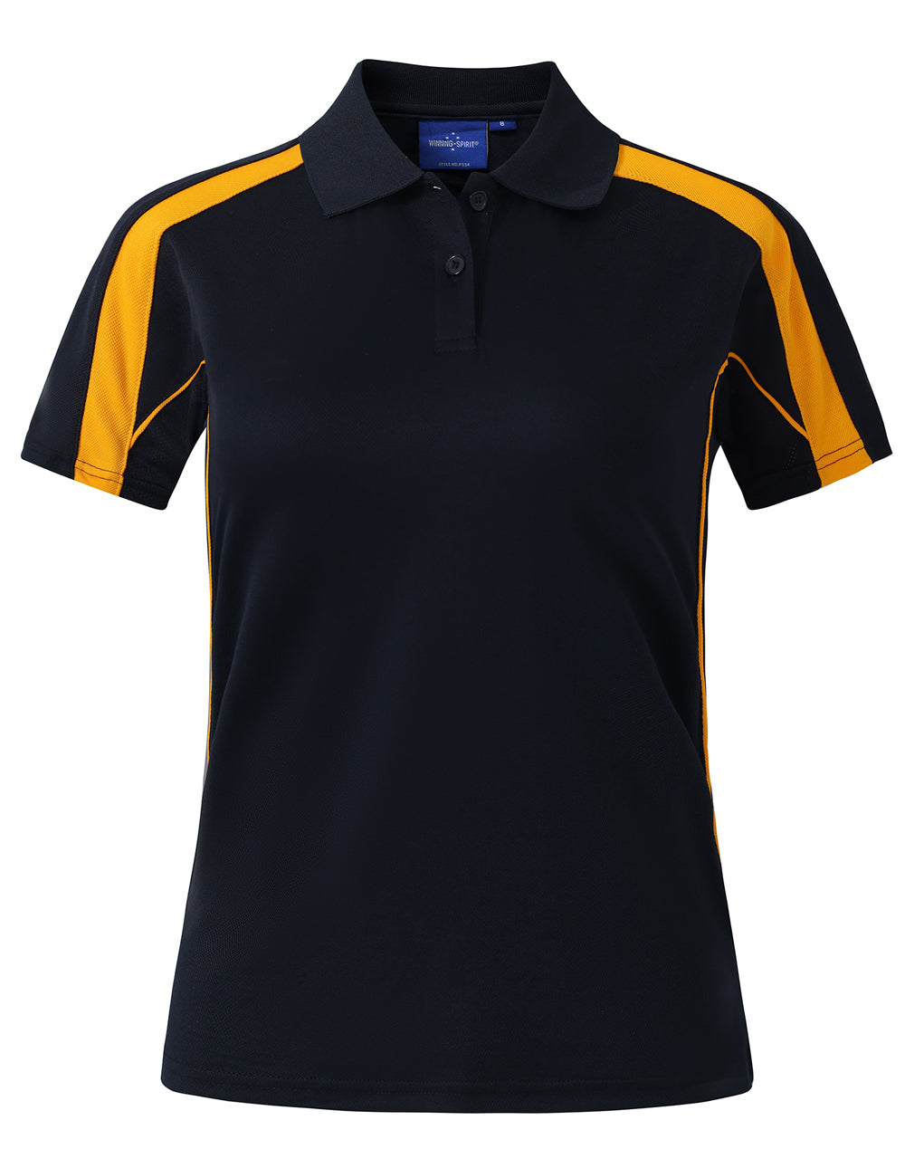 Ladies S/S Sport Polo truedry - PS54 - Navy / Gold