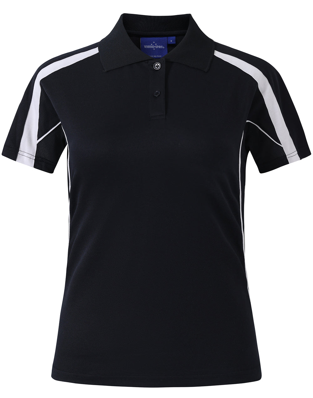 Ladies S/S Sport Polo truedry - PS54 - Navy / White