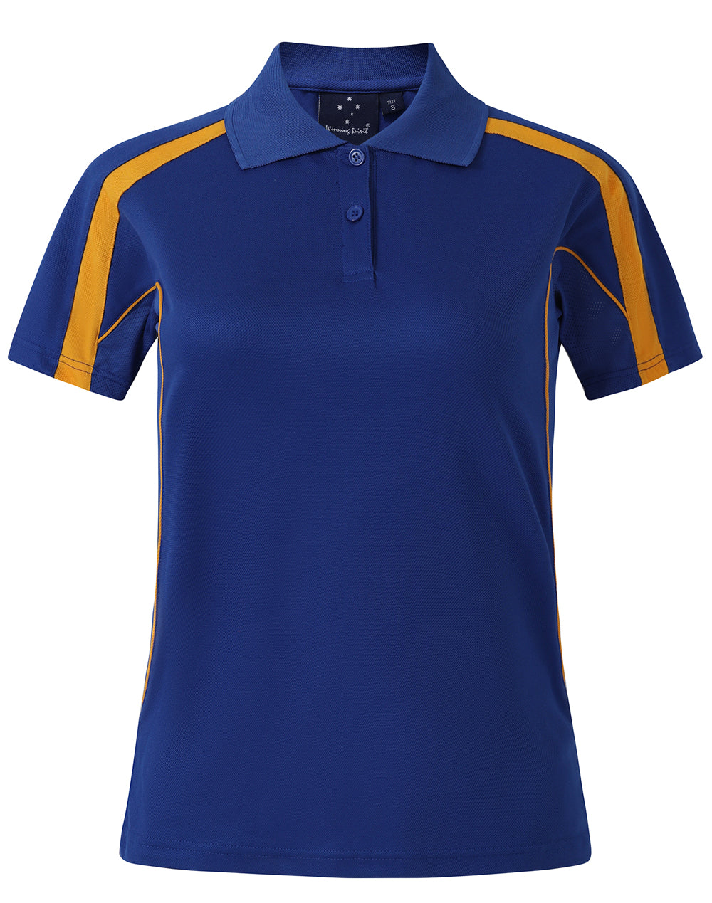 Ladies S/S Sport Polo truedry - PS54 - Royal / Gold