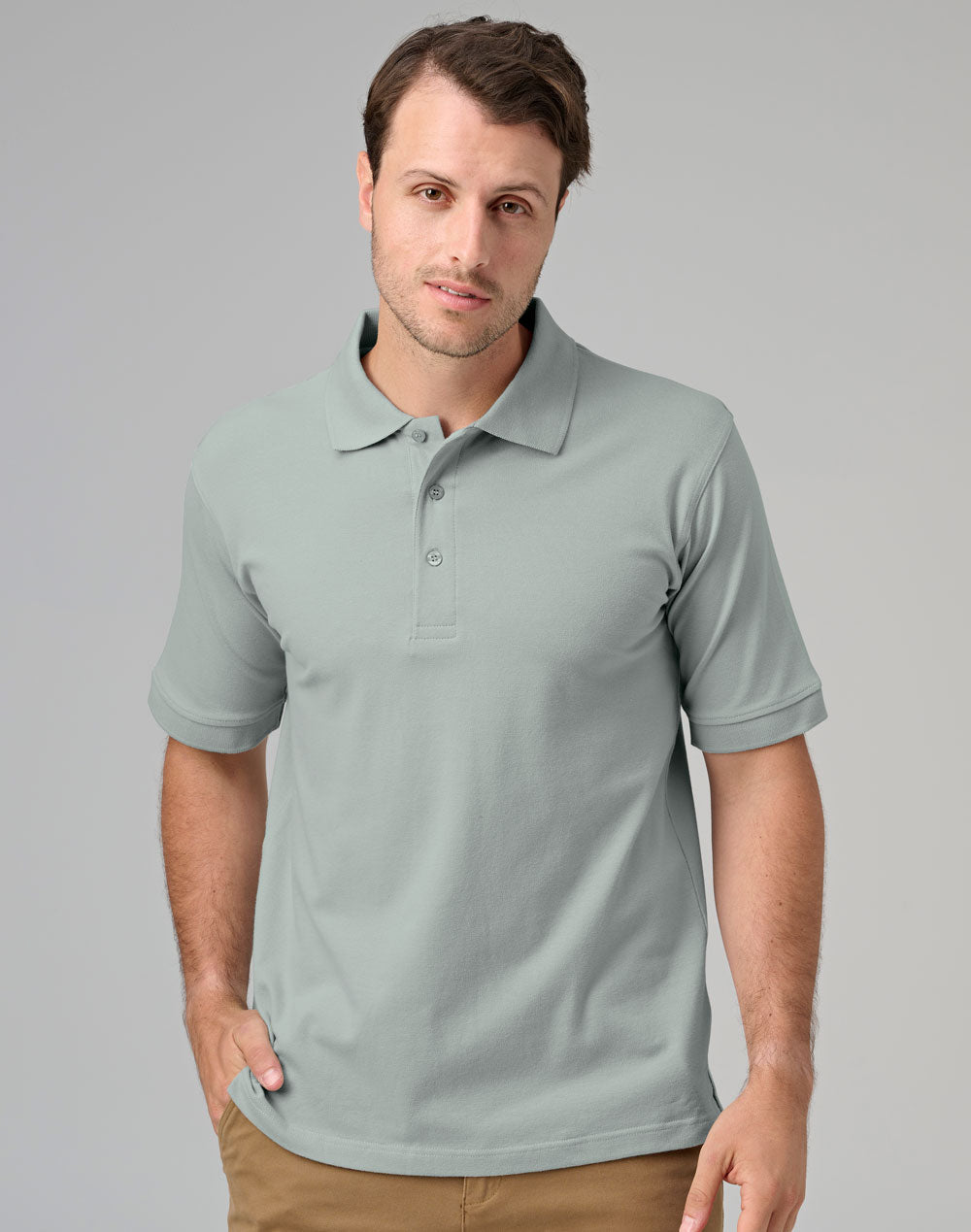 Men's cotton stretch polo - PS55