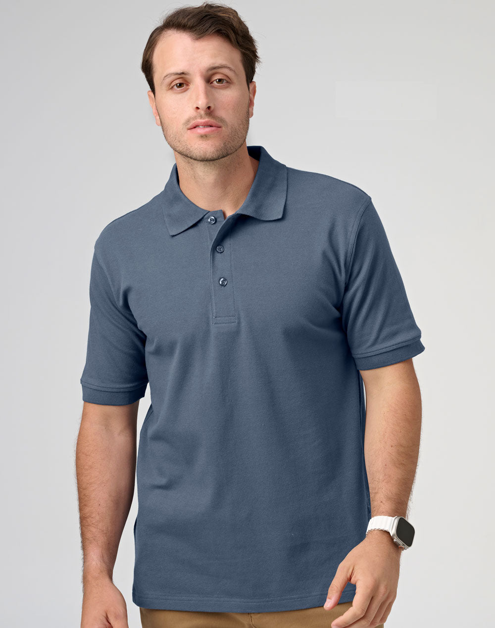 Men's cotton stretch polo - PS55