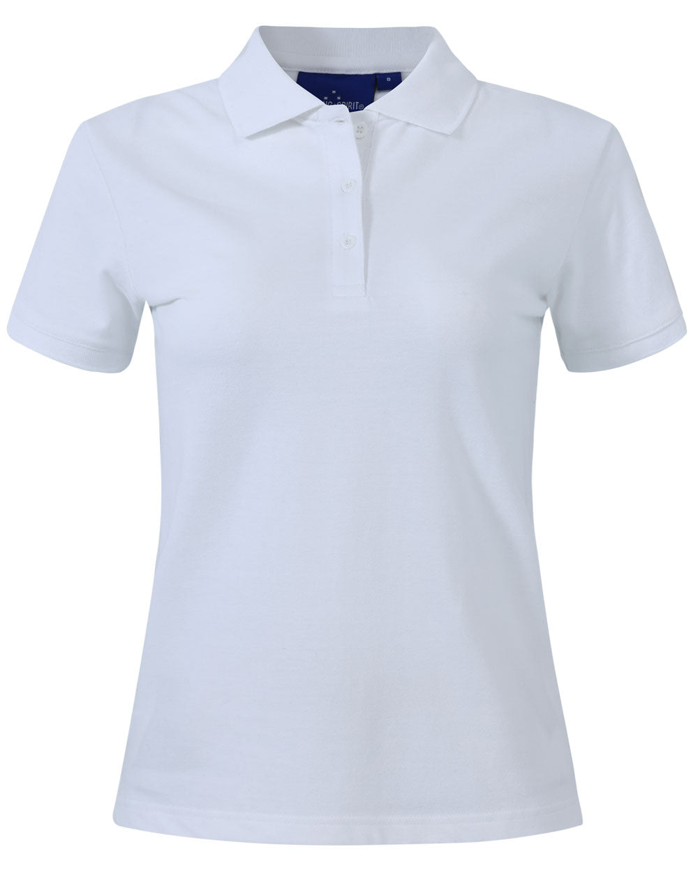 Ladies Cotton Stretch Polo - PS56 - White