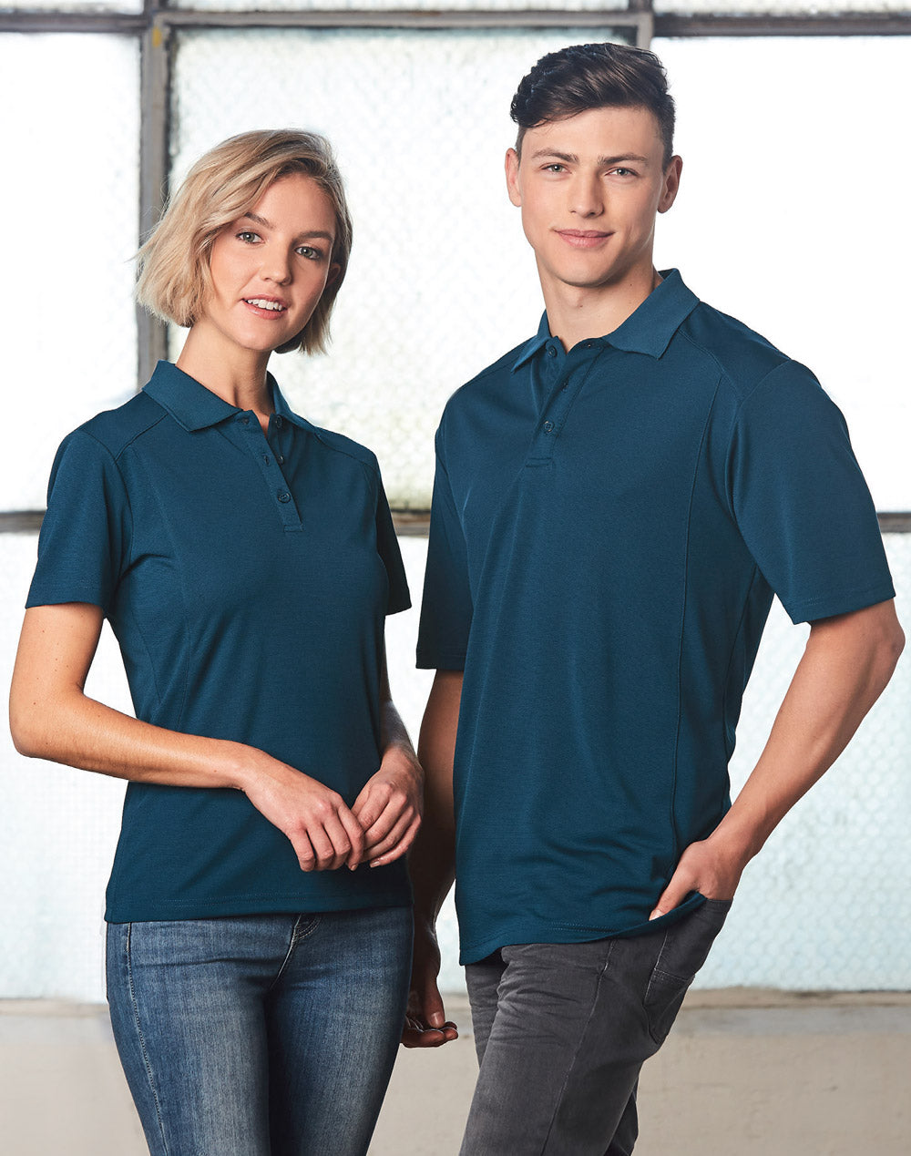 ladies bamboo charcoal S/S Polo - PS60 - Winning Spirit