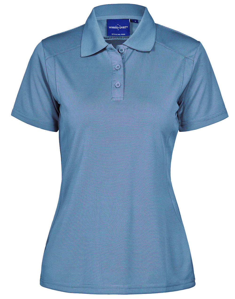ladies bamboo charcoal S/S Polo - PS60 - Arctic Blue