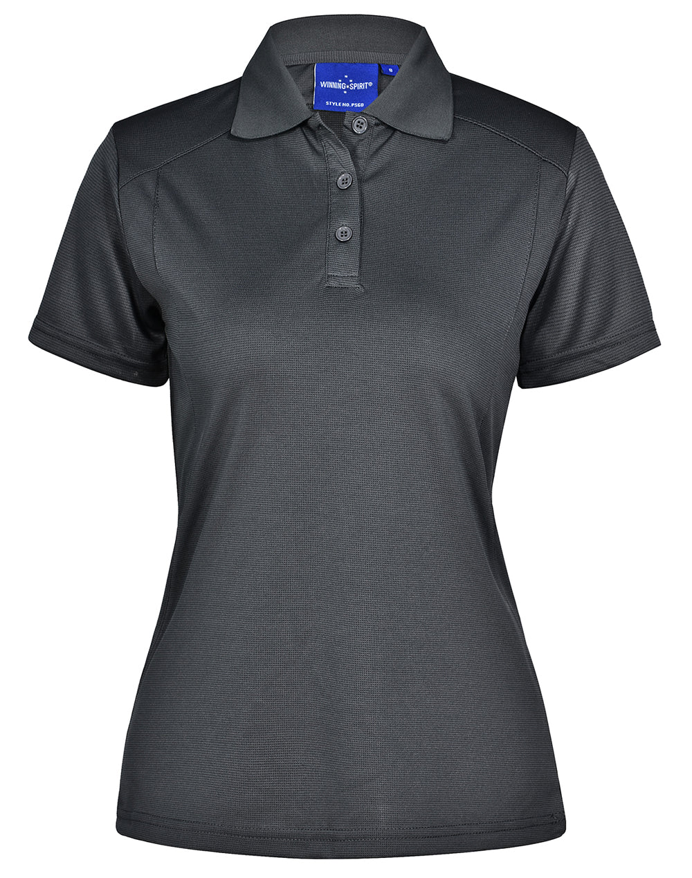 ladies bamboo charcoal S/S Polo - PS60 - Storm Grey