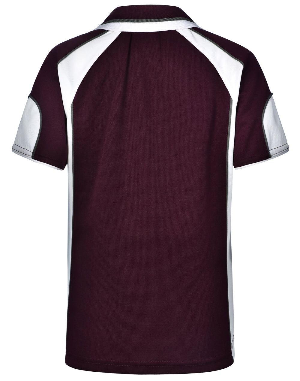 Alliance Polo Kids - Maroon/White - Back