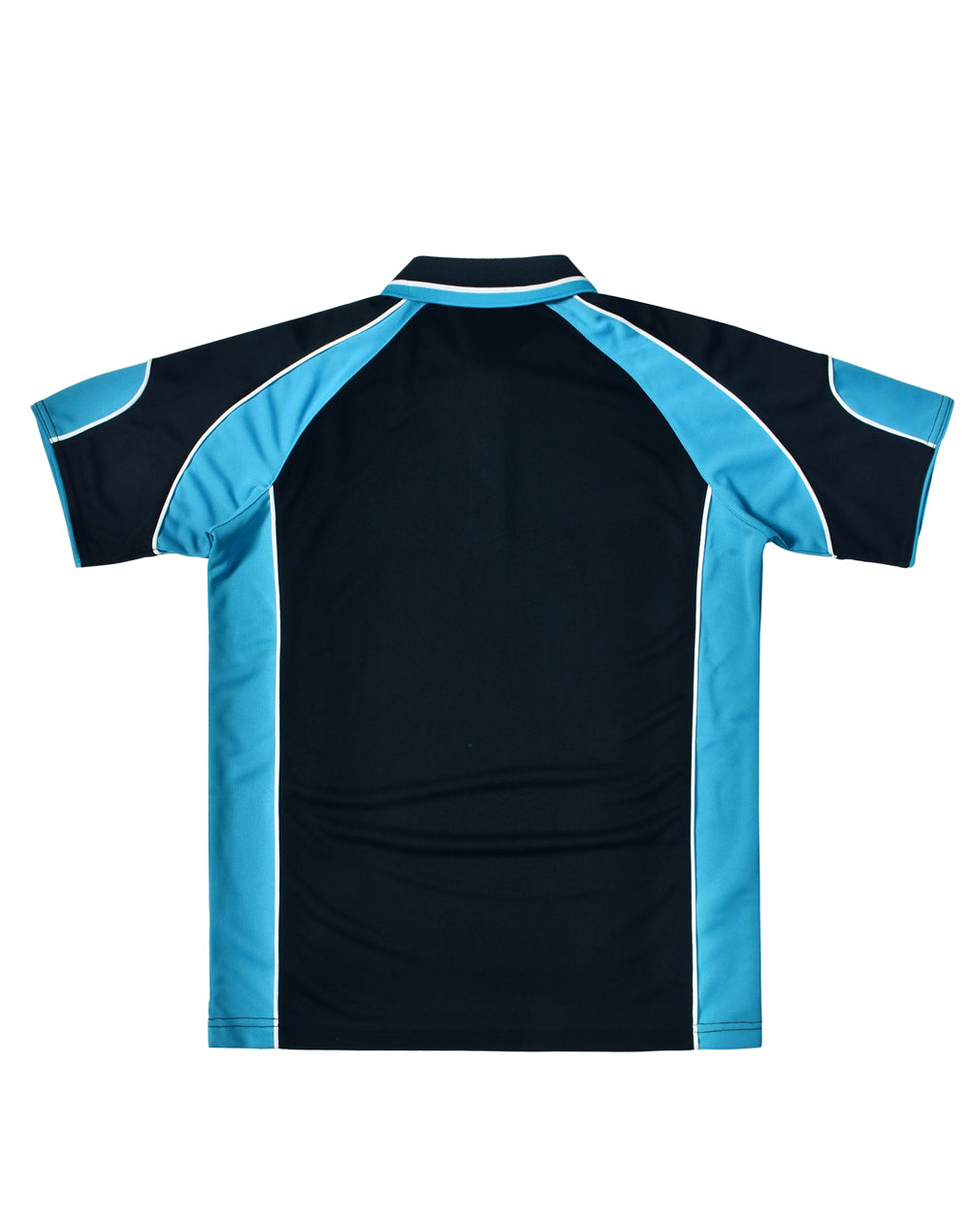 Alliance Polo Men's - Navy/Aqua Blue - Back