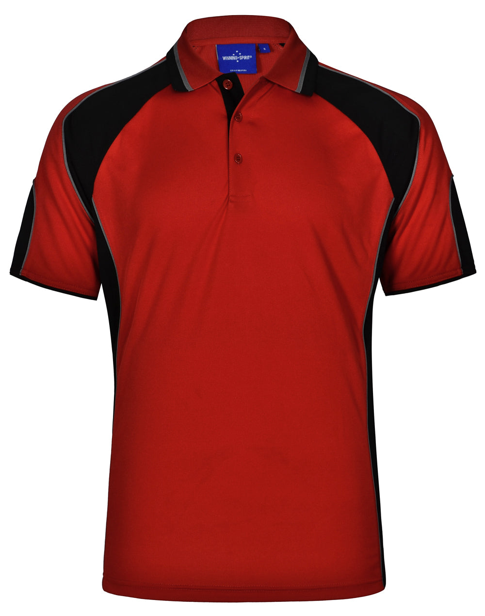 Alliance Polo Men's - Red/Black - Front