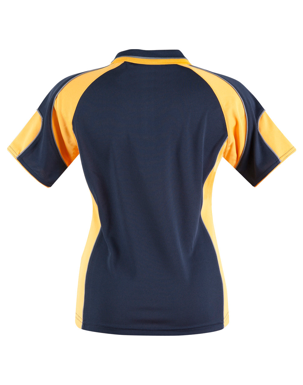 Alliance Polo Ladies - Navy/Gold - Back