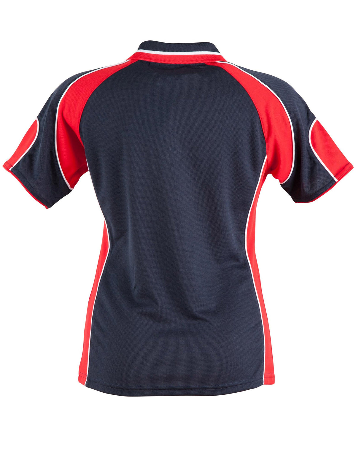 Alliance Polo Ladies - Navy/Red - Back