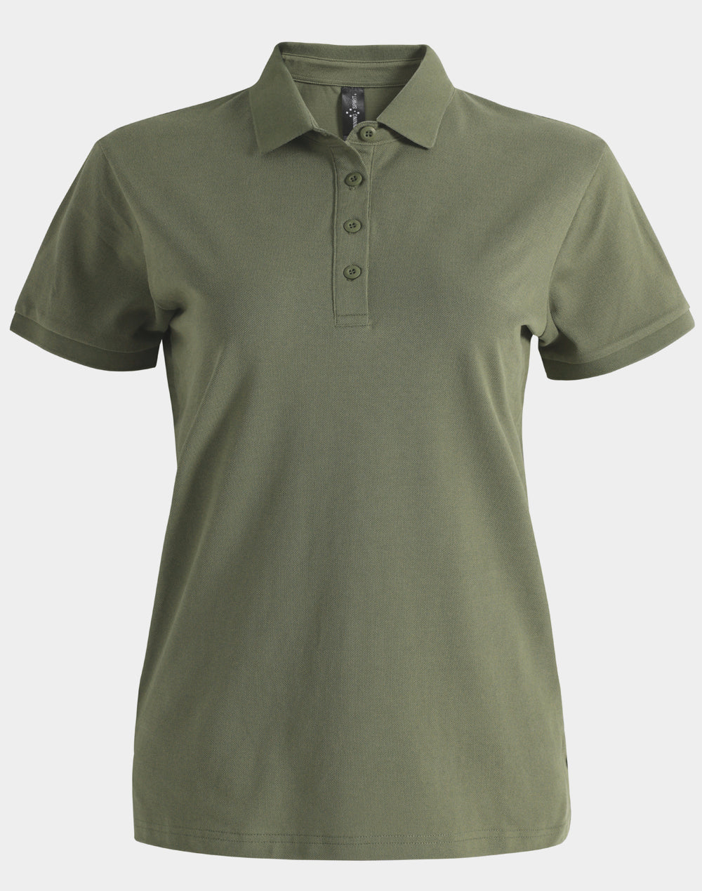 Ladies Ultrafine Cotton Pique Polo - PS72 - Olive Green