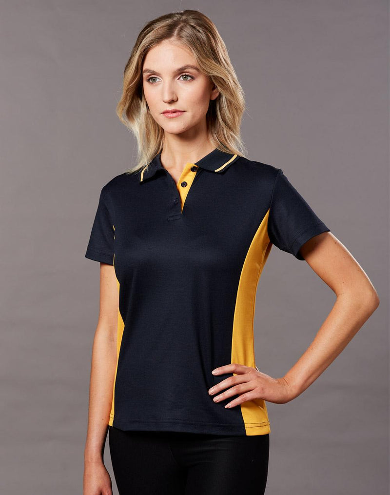Winning Spirit Ladies' TrueDry Contrast S/S Polo PS74