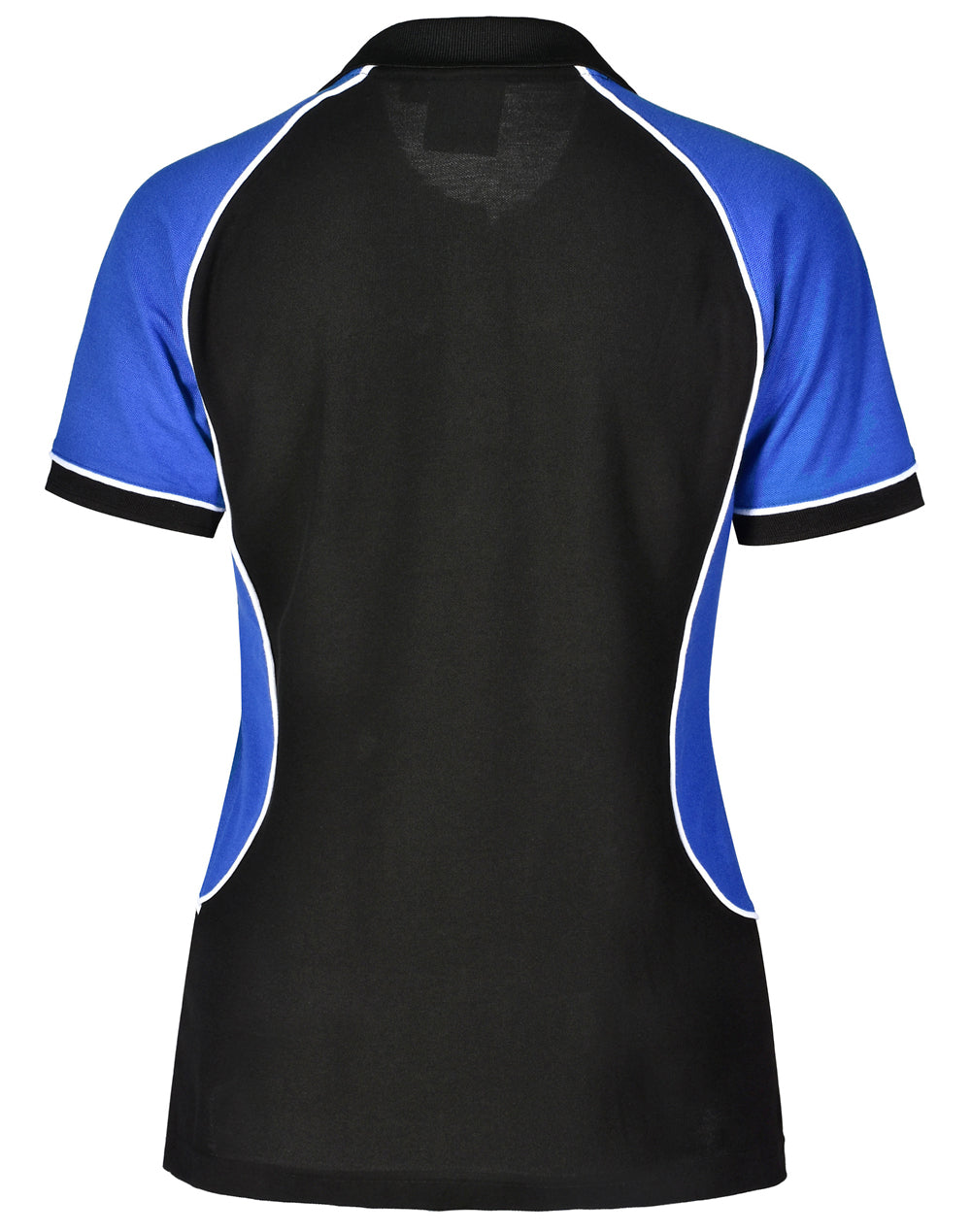 Arena Polo Women - Black/White/Royal - Back