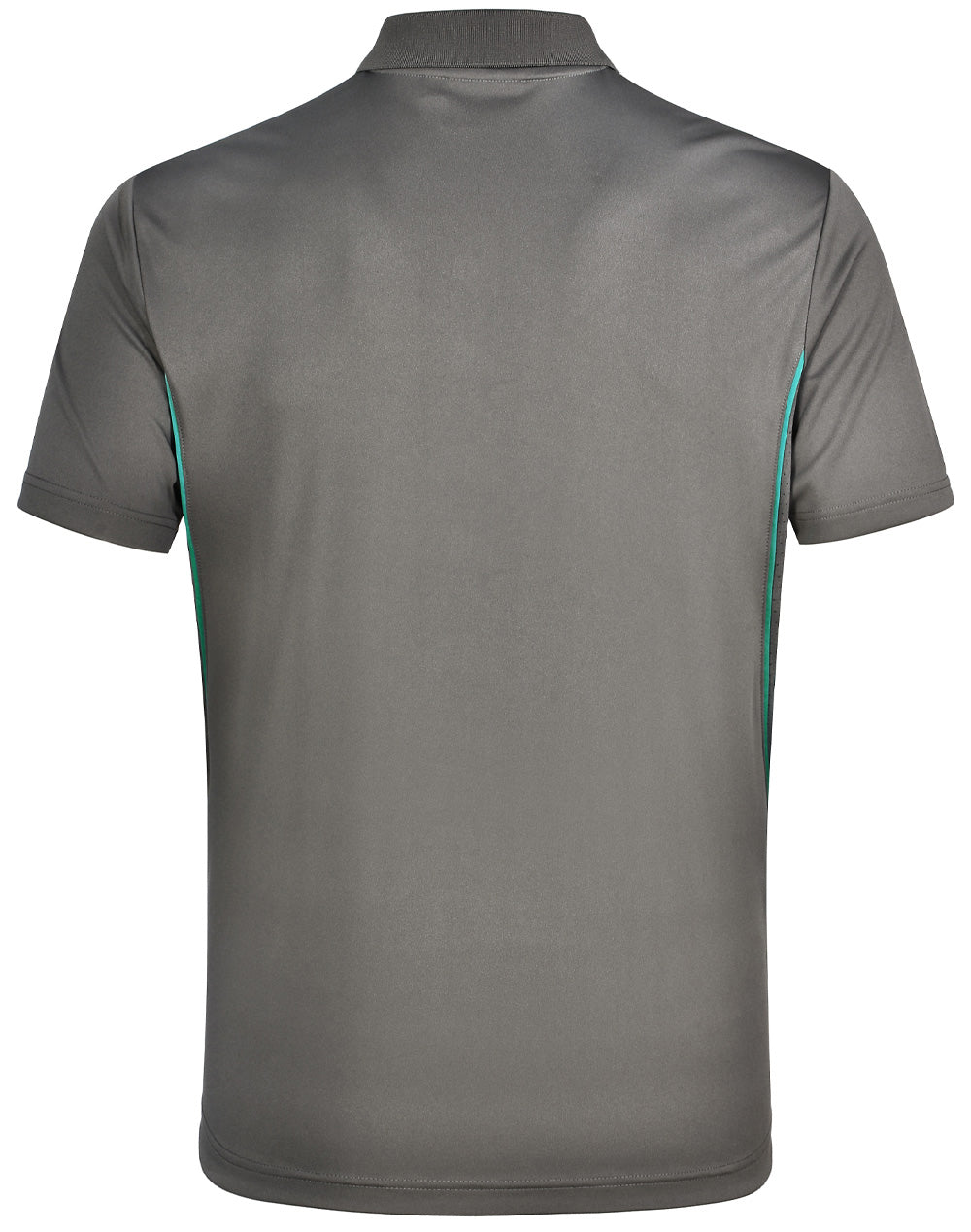 Pursuit Polo Men's - Ash/Teal - Back